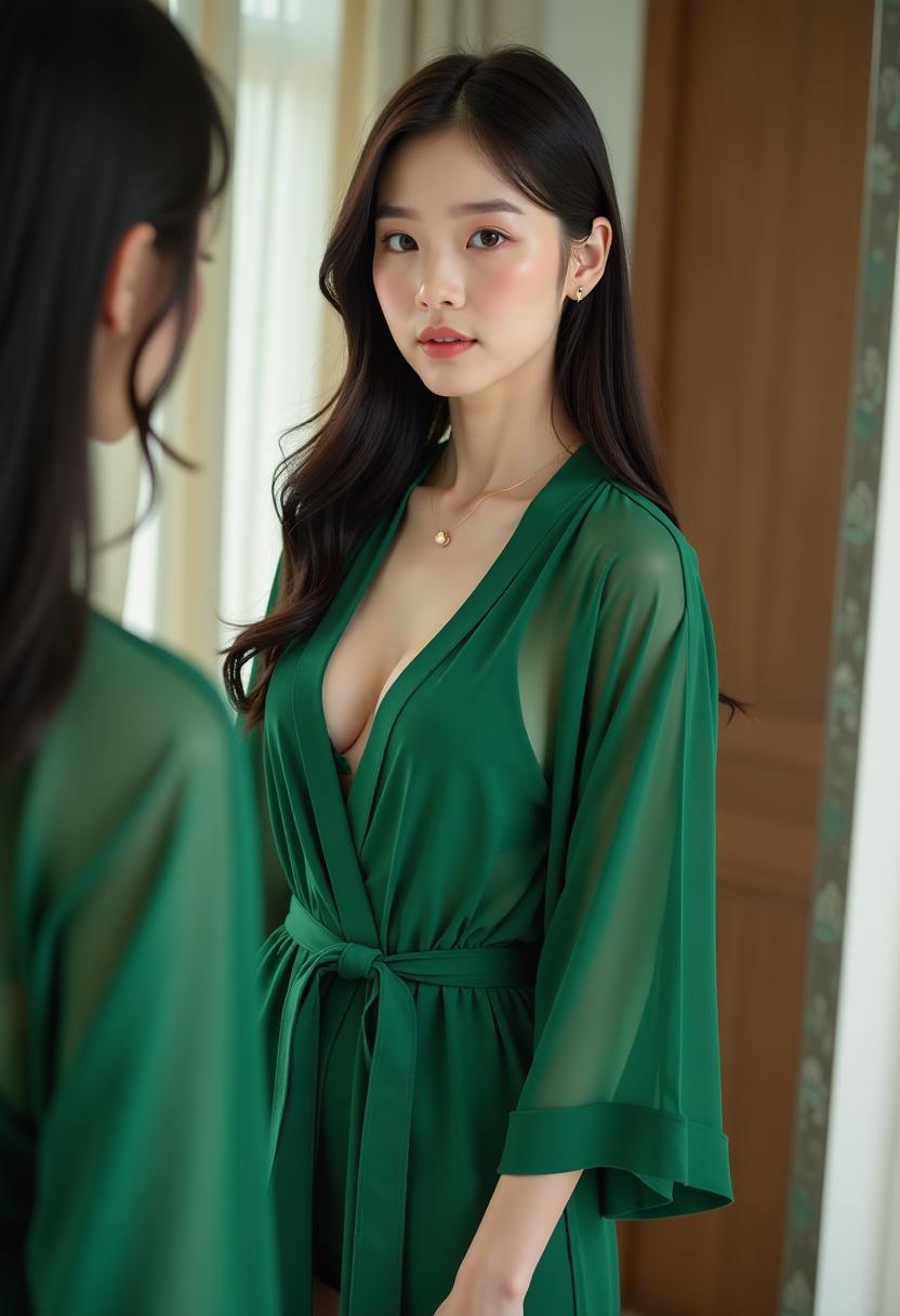 海雾中的她